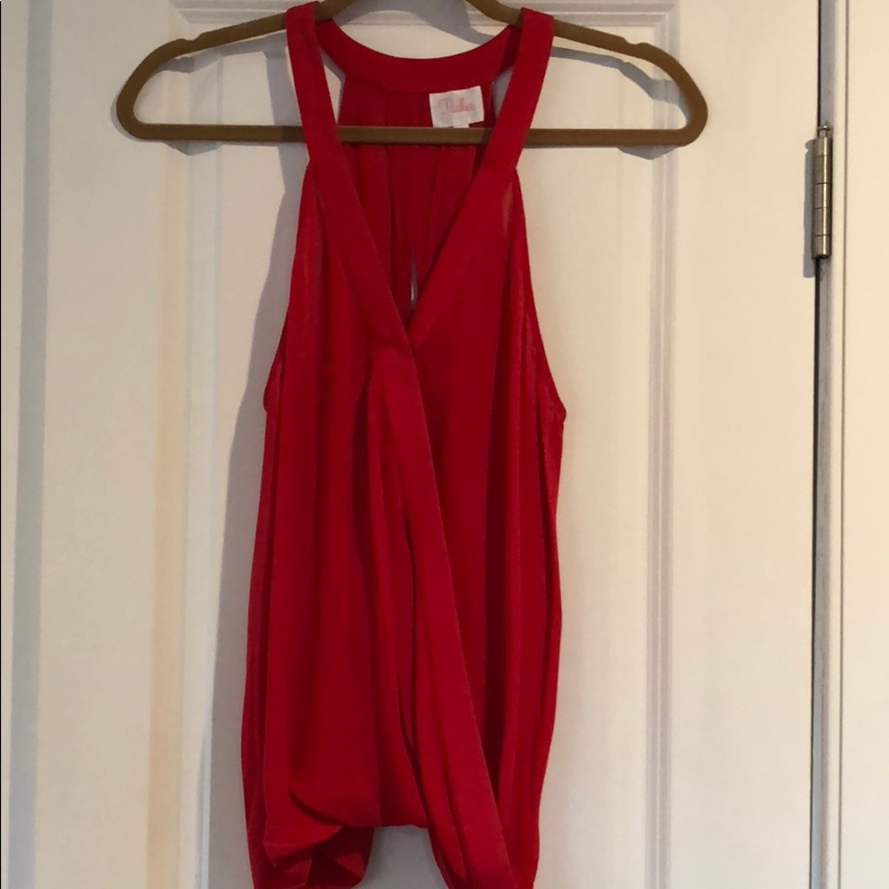 Parker silk top